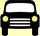 Car with headlights on